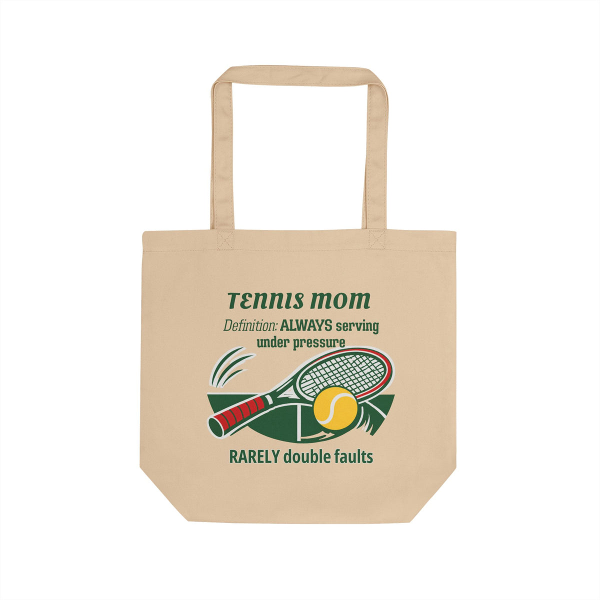 Tennis Mom Oversized Eco Tote Bag