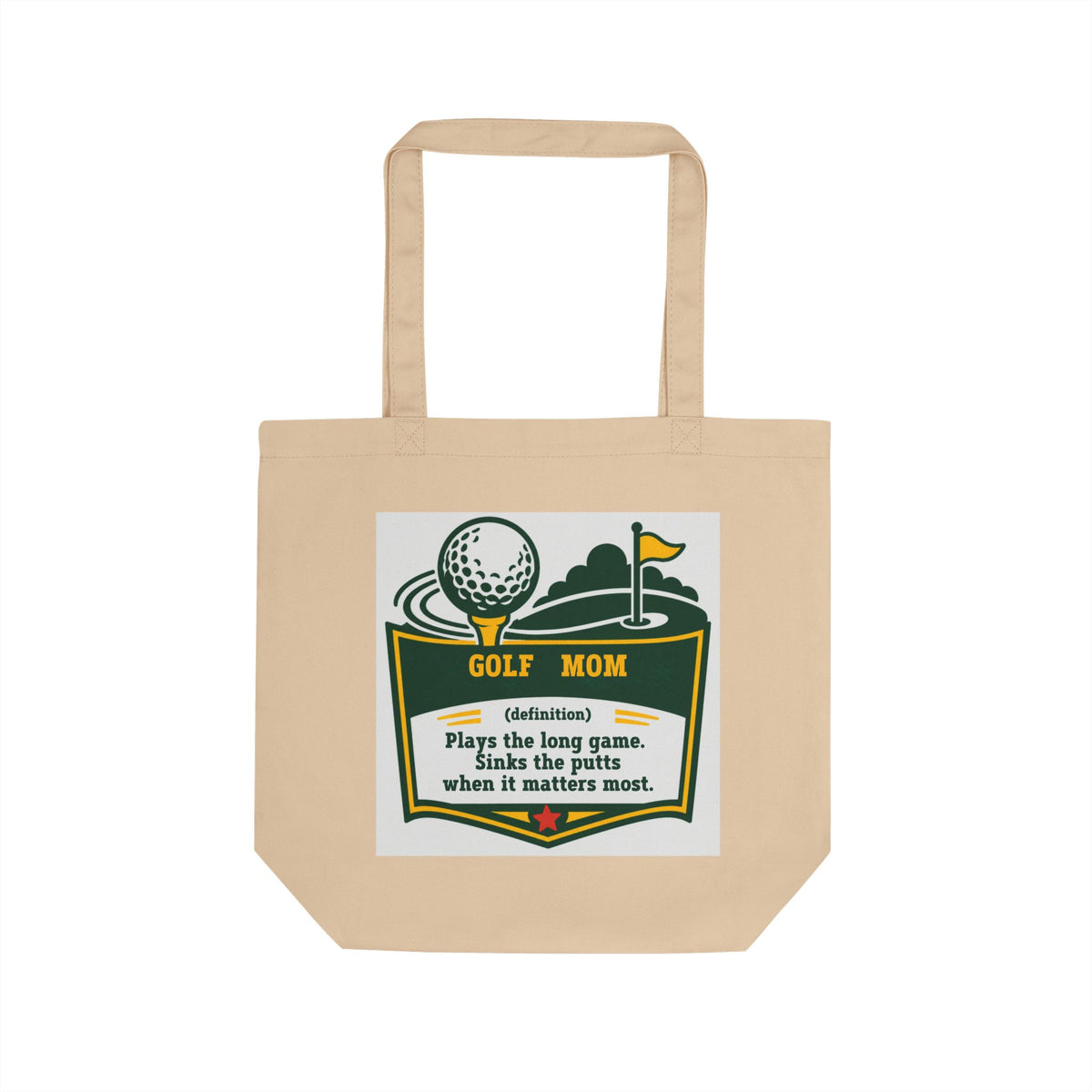 Golf Mom Eco Tote Bag