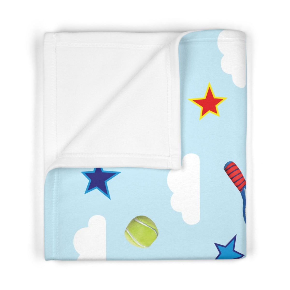 Little Sport Star Tennis Baby Blanket