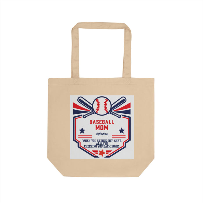 Baseball Mom Eco Tote Bag