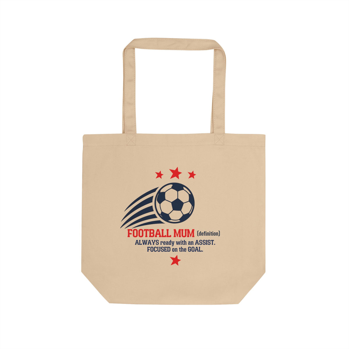 Oversized Football Mum Eco Tote Bag (UK edition)