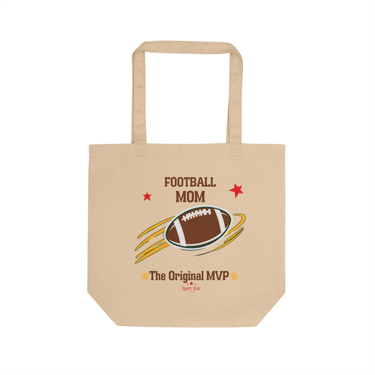 Football MVP Mom Oversized Eco Tote Bag