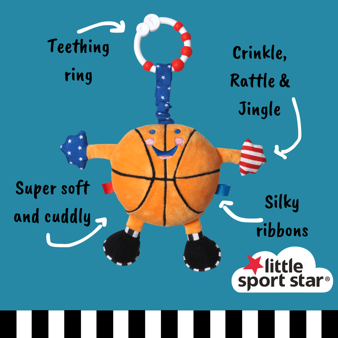 Basketball teether cheap
