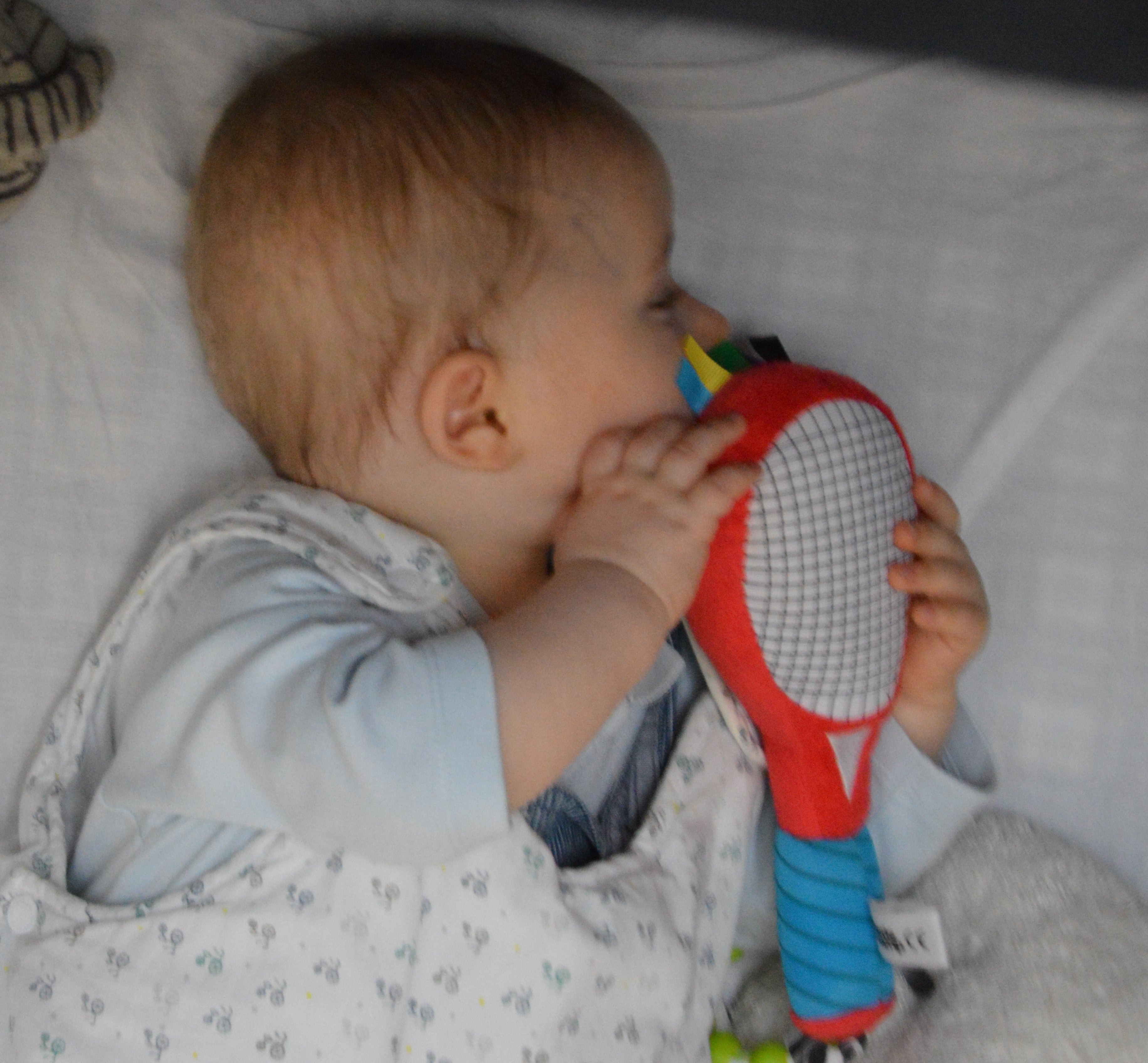 Squash Racket Baby Rattle Baby Tennis Racket Toy - Perfect For Little Champions! β LittleSportStar