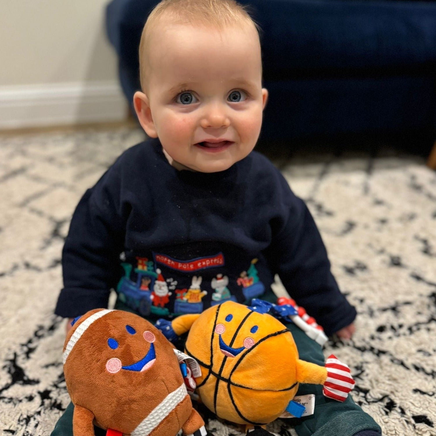 Little Sport Star Baby Football Toy Prepare for The Superbowl