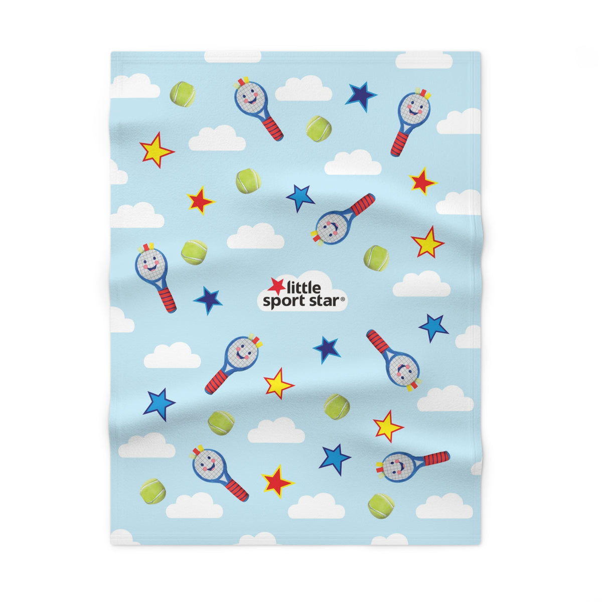 Little Sport Star Tennis Baby Blanket