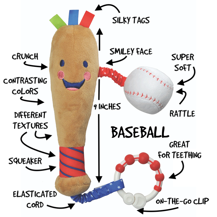 Baby Baseball Bat Toy - Where Home Runs Begin!